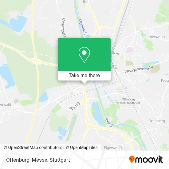 Offenburg, Messe map