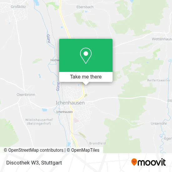 Discothek W3 map