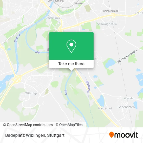 Badeplatz Wiblingen map