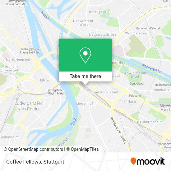 Coffee Fellows map
