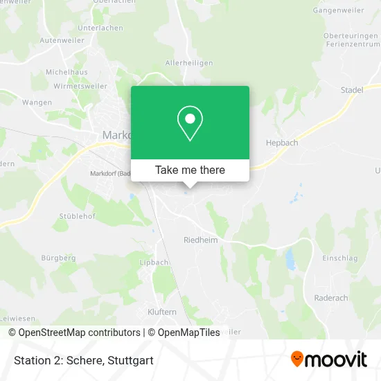 Station 2: Schere map