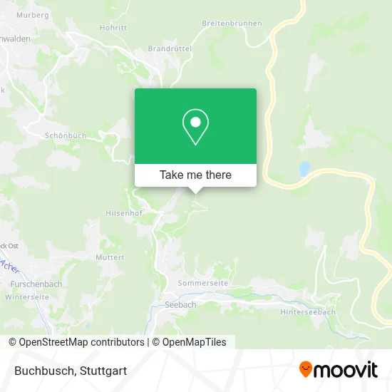 Buchbusch map