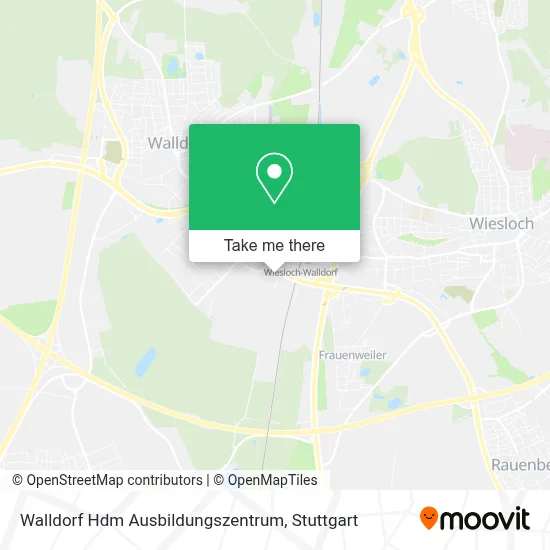 Walldorf Hdm Ausbildungszentrum map