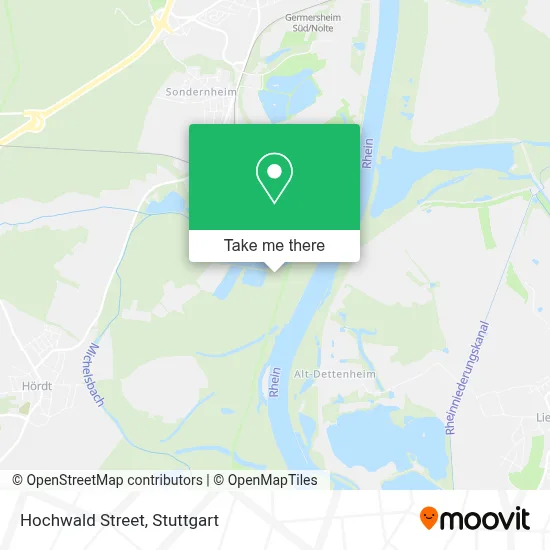 Hochwald map