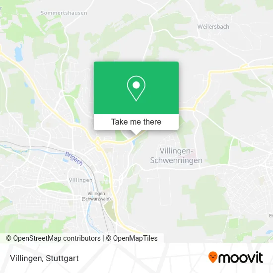 Villingen map