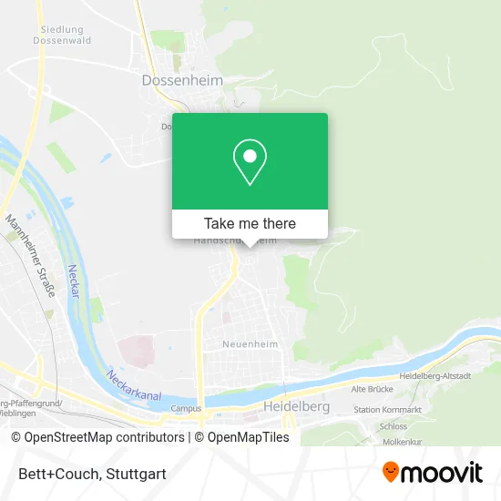 Bett+Couch map