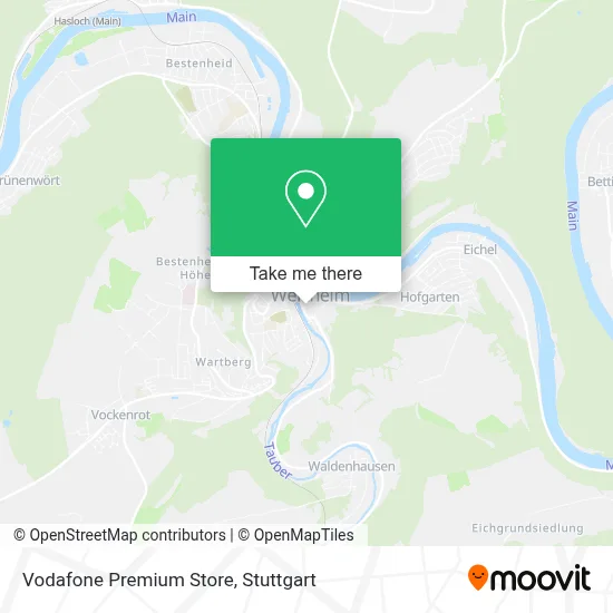 Vodafone Premium Store map