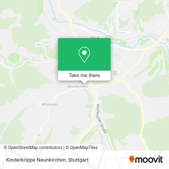Kinderkrippe Neunkirchen map