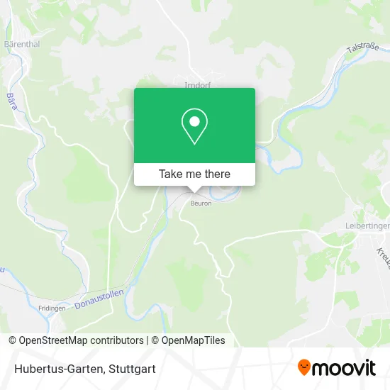 Hubertus-Garten map