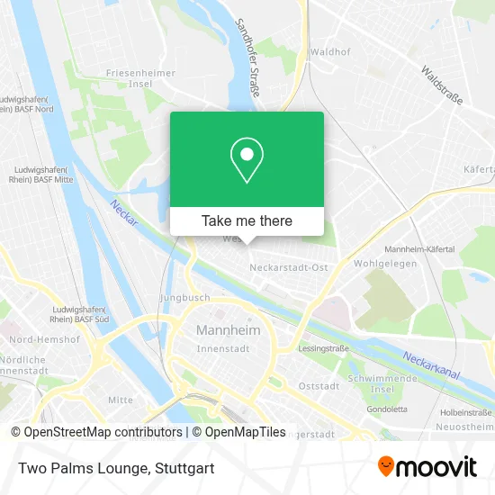 Two Palms Lounge map