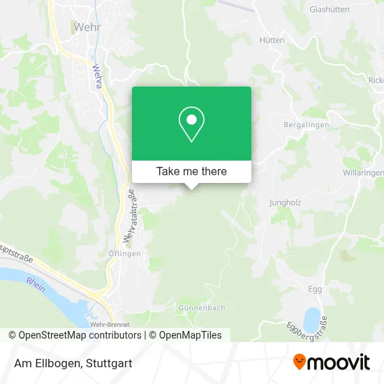 Am Ellbogen map