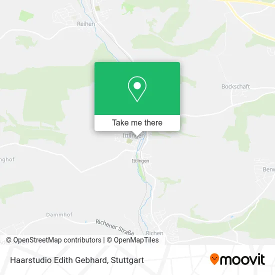 Haarstudio Edith Gebhard map