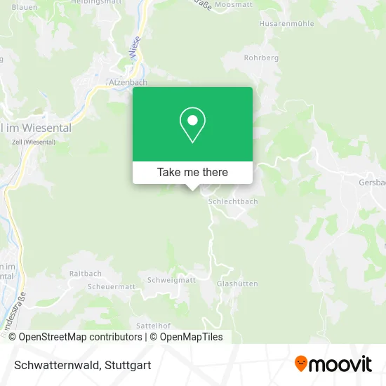 Schwatternwald map