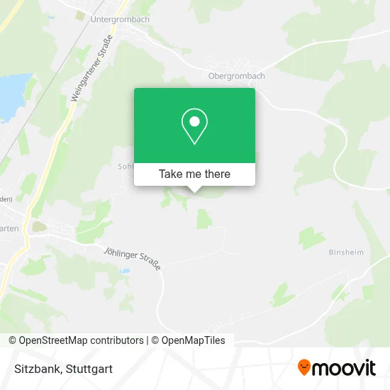 Sitzbank map