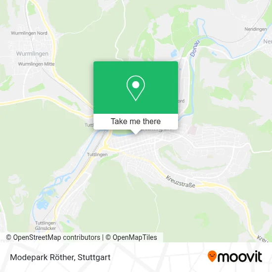 Modepark Röther map
