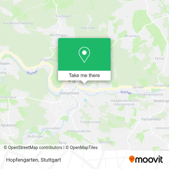 Hopfengarten map