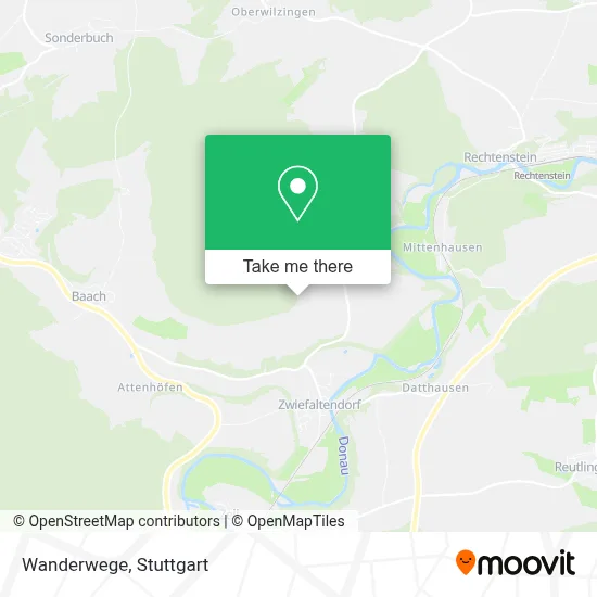 Wanderwege map