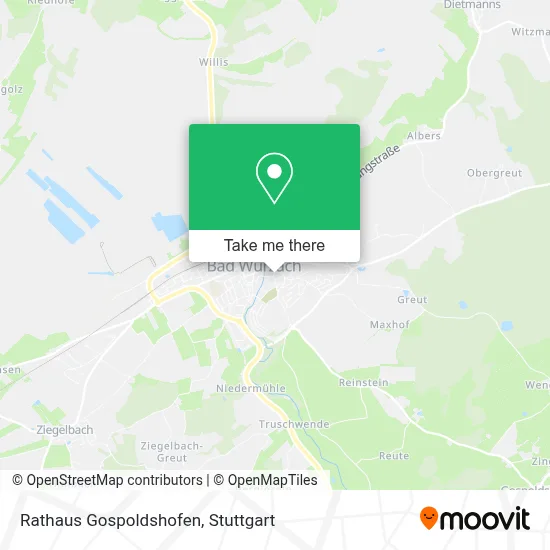 Rathaus Gospoldshofen map