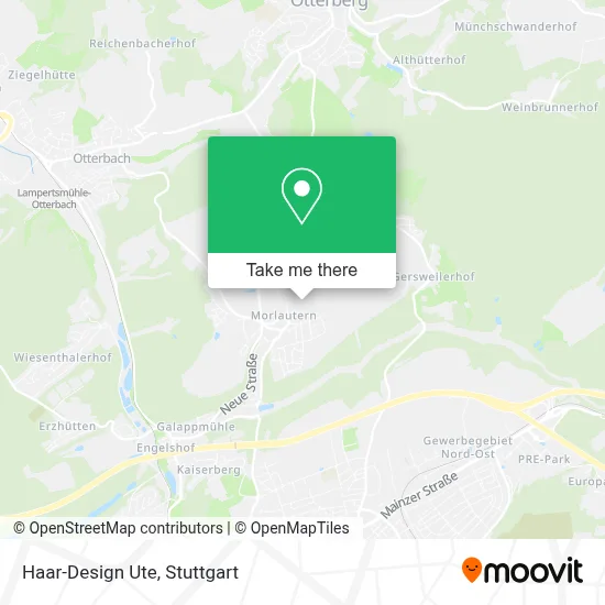 Haar-Design Ute map
