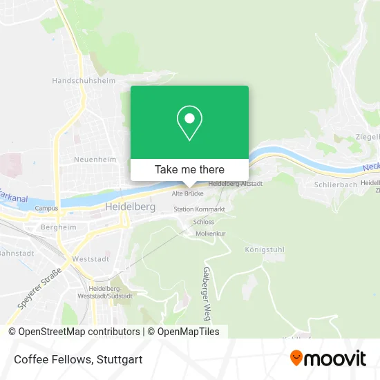 Coffee Fellows map