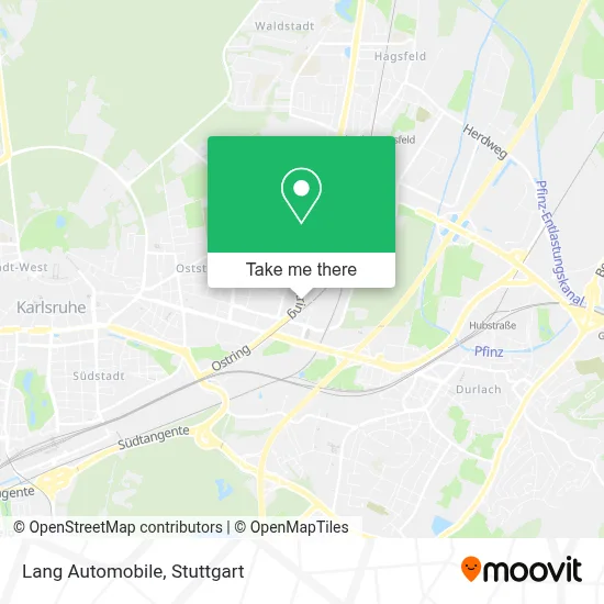 Lang Automobile map