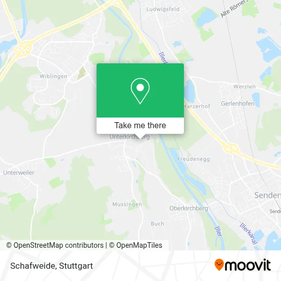 Schafweide map