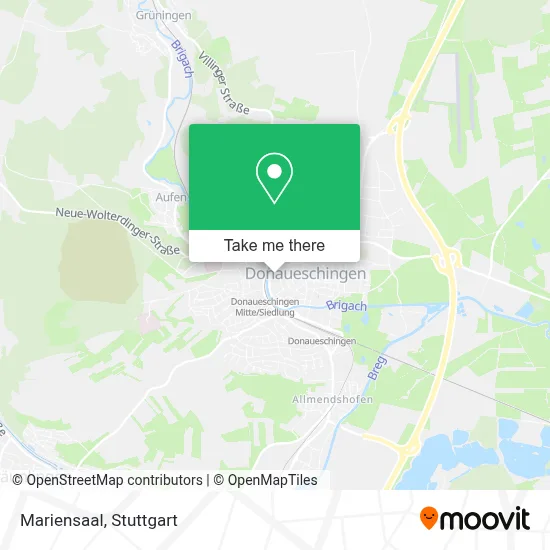 Mariensaal map