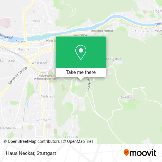Haus Neckar map