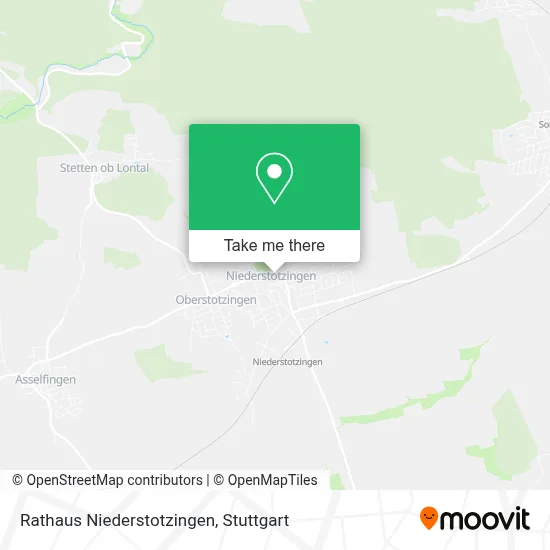 Rathaus Niederstotzingen map