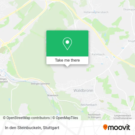 In den Steinbuckeln map