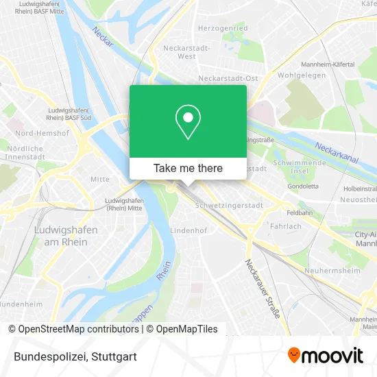 Bundespolizei map