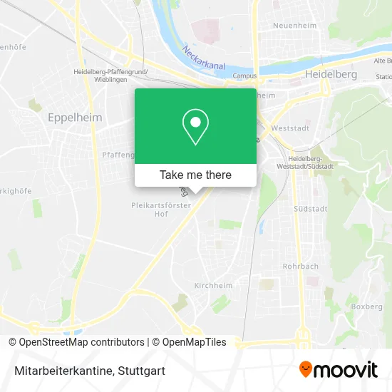 Mitarbeiterkantine map
