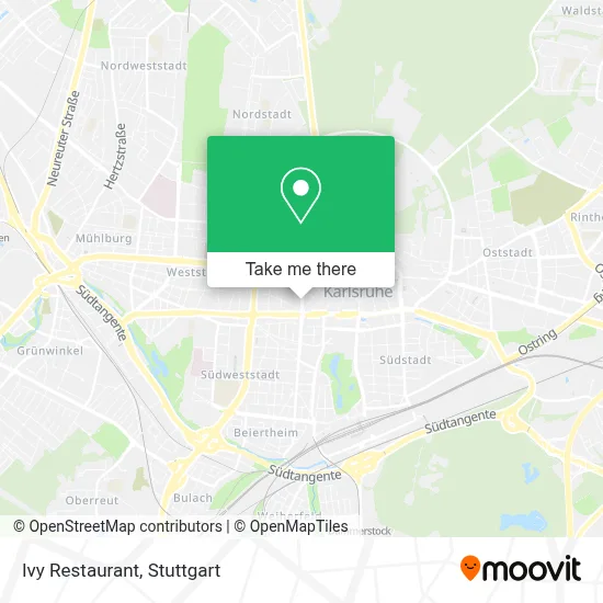 Ivy Restaurant map