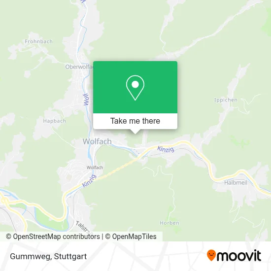 Gummweg map