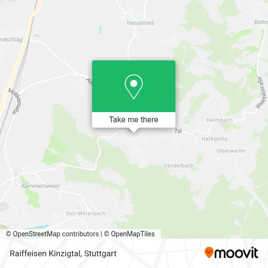 Raiffeisen Kinzigtal map