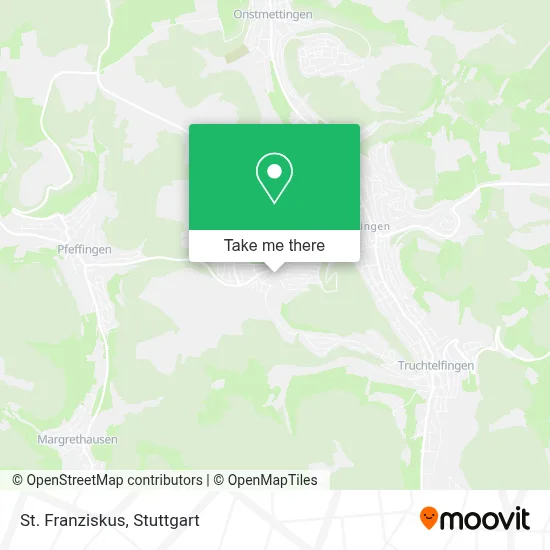 St. Franziskus map