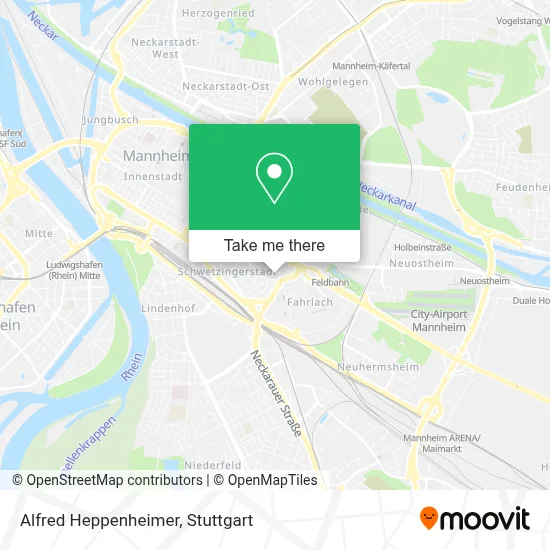 Alfred Heppenheimer map
