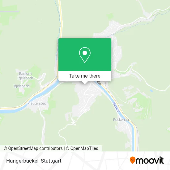Hungerbuckel map