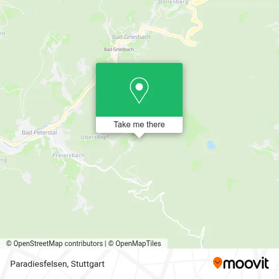 Paradiesfelsen map