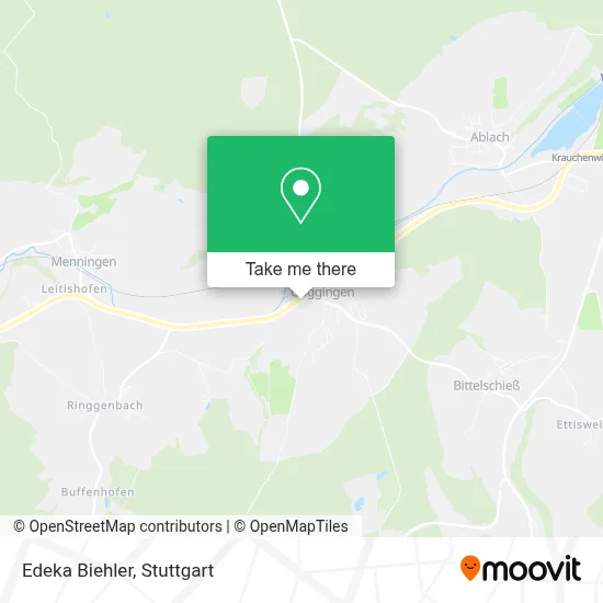 Edeka Biehler map