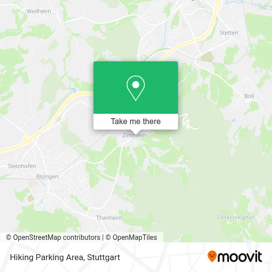 Wanderparkplatz map
