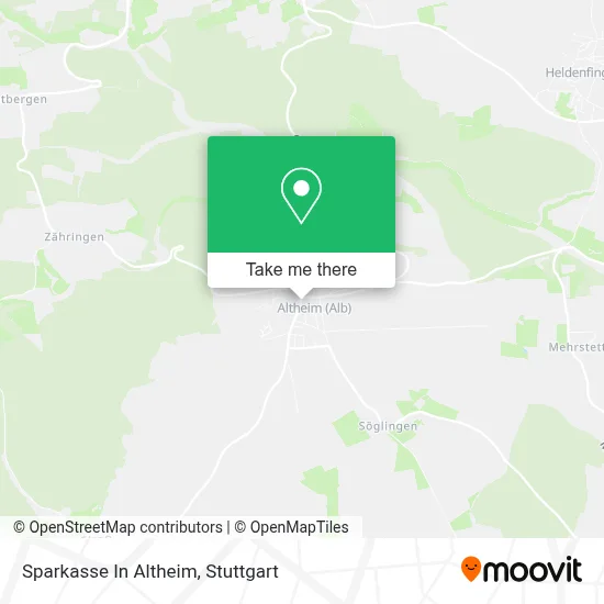Sparkasse In Altheim map