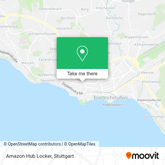 Amazon Hub Locker map