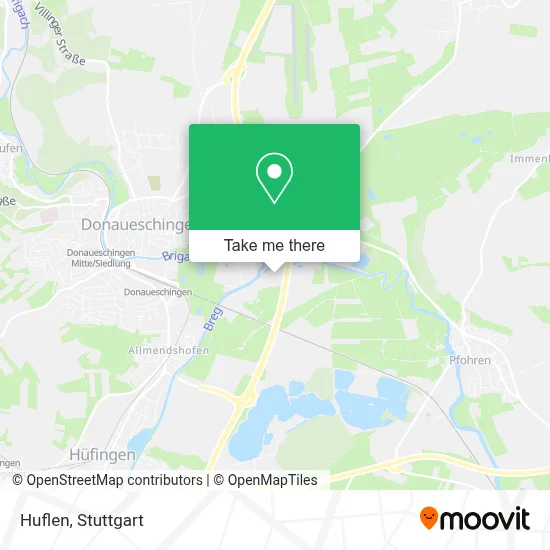 Huflen map