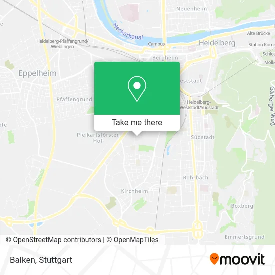 Balken map