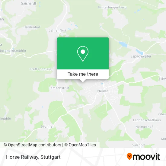 Pferdebahn map