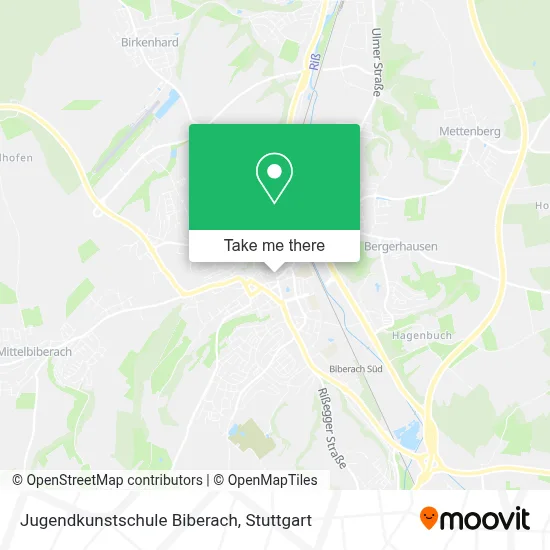 Jugendkunstschule Biberach map