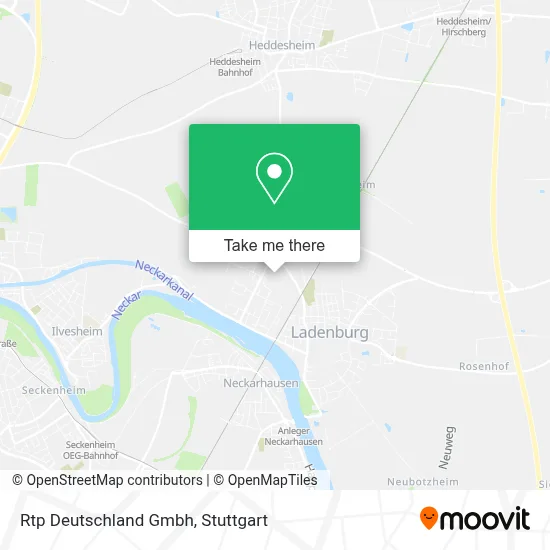 Rtp Deutschland Gmbh map