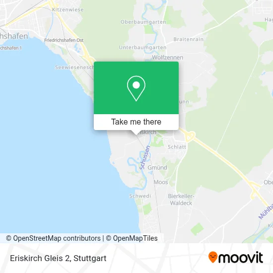 Eriskirch Gleis 2 map
