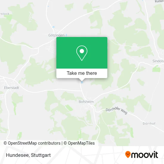 Hundesee map